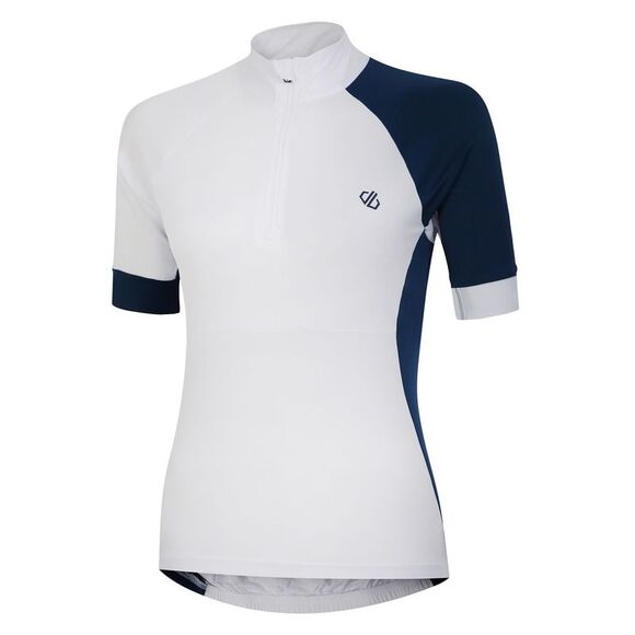 Dare 2B Womens/Ladies Compassion III Jersey Cycling Top / White/Moonlight Denim - Picture 3 of 5